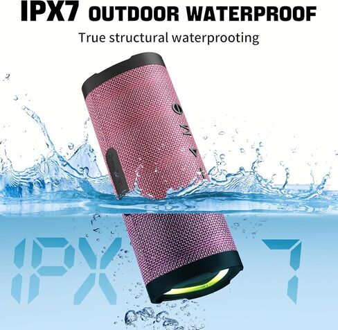 Vanzon V40 Portable Wireless Speaker, 24W Loud Stereo Sound Bluetooth Speaker, 24H Playtime and IPX7 Waterproof Speaker in Saudi Arabia