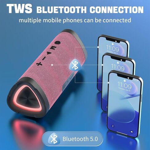 Vanzon V40 Portable Wireless Speaker, 24W Loud Stereo Sound Bluetooth Speaker, 24H Playtime and IPX7 Waterproof Speaker in Saudi Arabia