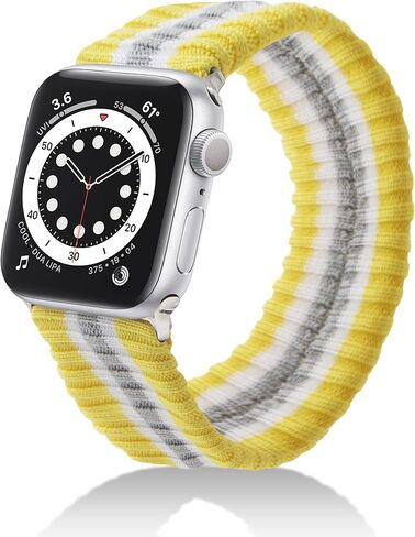 Sonix Knit Watch Band Compatible with ﻿Apple Watch | Stretch Ribbed Knit, Stylish, Sporty | 41mm/40mm/38mm, Series 9/8/7/6/5/4/3/2/1/SE in Kuwait