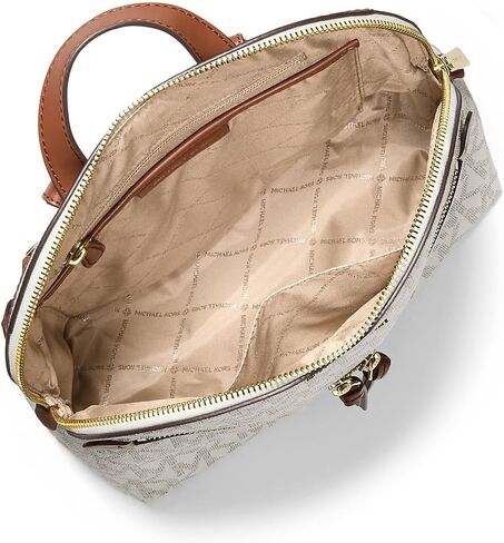 Michael Kors Dallas Medium Signature Logo Backpack (Brown/Luggage) in Saudi Arabia
