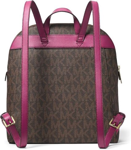 Michael Kors Dallas Medium Signature Logo Backpack (Brown/Luggage) in Saudi Arabia