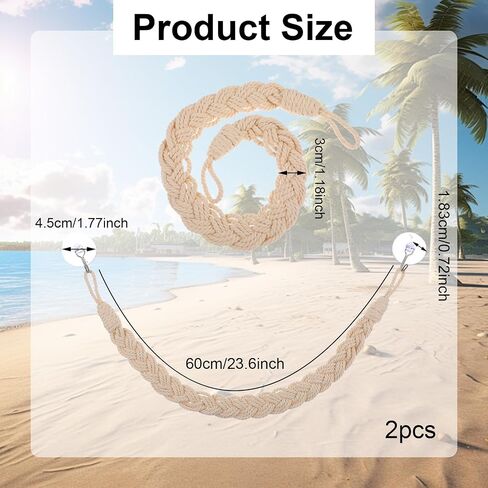2pcs Hermit Crab Climbing Toys, Hanging Hermit Crab Rope Reptile Climbing Ladder Reptile Vines Toys Habitat Decor with 4 Hook Suction Cup for Lizards Geckos Snakes Tree Frog in Saudi Arabia