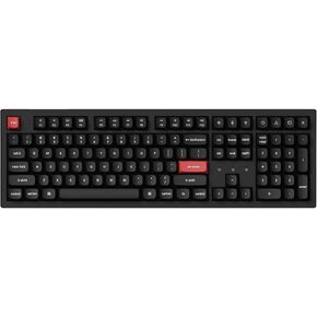Keychron K10 Pro QMK/VIA Custom Wireless Mechanical Keyboard, 100% Full Size 108 Keys Programmable White Backlight Brown Switch, Bluetooth/USB-C Wired Gaming Keyboard for Mac Windows Linux