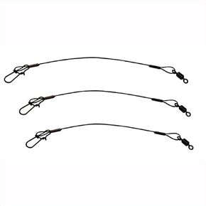 Eagle Claw 08012-006 12-Inch Steel Leader 30#, Black in Kuwait