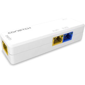 3 Port PoE Extender, 1 PoE Port, 1PoE++ Port, 1 Uplink Port, Support bt 60W High Power, IEEE802.3af/at/bt, Plug & Play, 10/100 Mbps Adaptive, Supports 3 Levels Cascading