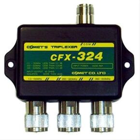 CFX-324B Comet Triplexer 1.3-150/200-320/390-500MHz w/o Leads SO-239 - PL-259/PL-259/PL-259