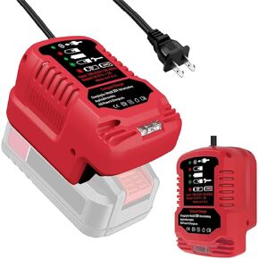 for Bauer 20V Battery Charger, 2/3 Mini Battery Charger Replacement for Bauer 20 Volt Battery (No Battery)