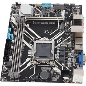 DDR4 Computer Motherboard, LGA1150 Core CPU 4th 5th Gen, 64GB DDR4, M.2 NVME, HD Multimedia Output, 3 Phases Power Supply
