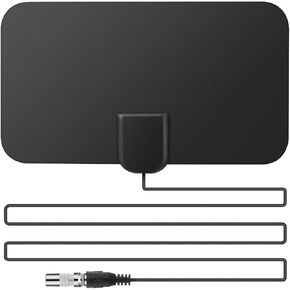 HD Digital TV Antenna 50 Miles Range with Amplifier Signal Booster Active Indoor Aerial 25 DB Gain HDTV