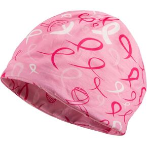 Heart Beanie Chemo Hat Cancer Headwear for Women Cancer Headwear Knitted Hats Head Wraps for Cancer Patients Baggy Slouchy Scarf Nightcap for Adults Women Men Pink