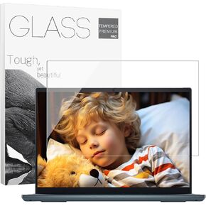 15.6inch Laptop Screen Protector, Tempered Glass Protector for HP/Dell/Sony Aspect Ratio 16:9 Laptop, 9H Hardness, Fingerprint Resistant, Bubble Free