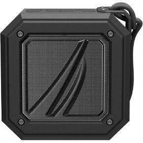 Nautica Bluetooth Portable Speaker, Waterproof Wireless Speaker, Outdoor Speaker, Bluetooth Patio Speakers, Loud Sound, Clear Audio, USB Drive, 15-Hour Playtime (Black/Black)