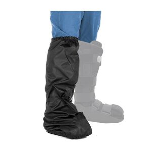 Walking Boot Cover, Orthopedic Boot for Broken Foot Injuries Cast Cover, Tall Medical Walking Boot Cover, Outdoor Cast Protector, Surgical Recovery Air Walker Boot Accessories (Black)