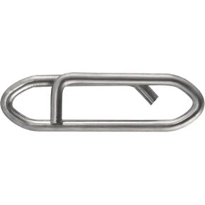 Dr.Fish 40 Pack Fishing Power Clips Fishing Clips Speed Clip Stainless Steel Quick Change Topwater Clip Fast Link Fishing Snap Connector Saltwater Freshwater Fishing Terminal Tackle 75LB