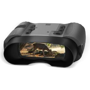 ACPOTEL Night Vision Binoculars - Night Vision Goggles Infrared Goggles for Adult, 3'' Large Screen Infrared Goggles Binoculars with 32GB Memory Card & Rechargeable Lithium Battery