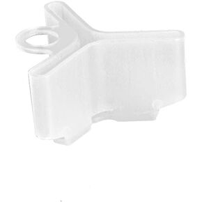 20Pcs White Treble Hooks Holder, Durable Hooks Covers Safety Protector, Fishhooks Protective Cover, Anti-Hook Fishing Gear Sheath Case Bonnets Terminal Tackle and Accessories