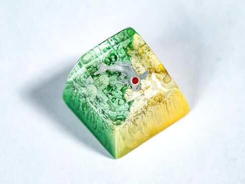 DATKEY Koi Fish & Blue Ocean Artisan Keycap Koi Resin Keyboard Keycaps Cute Keycaps Artisan Keycap Aesthetic Keycaps Custom Keycaps Koi Gifts for Gaming Love Gamer Man On Anniversary Birthday in Saudi Arabia