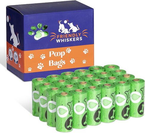 360 Count Dog Poop Bags. Dog Waste Bags, Use Poop Bags for Puppys. 24 Dog Poop Bag Rolls. Lavender Scent Dog Poop Bags. Scented. (Green) in Saudi Arabia