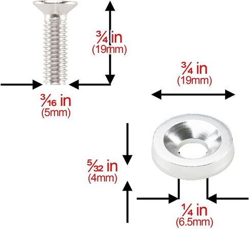 20pcs Gunmetal Gray Billet Aluminum Fender Bumper Washer Bolt Engine Bay Screw Dress Up Kit JDM M6x15mm 6061 T6-Grade in Kuwait