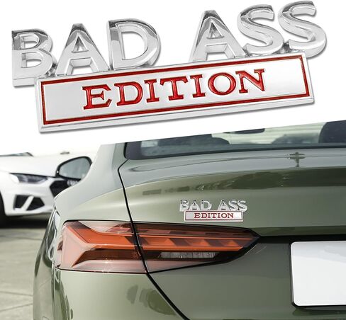 FJB Edition Car Emblem, 3D Letters FJB Car Edition Emblem, 3D FJB Edition Bumper Stickers Alloy Car Truck Accessories Badge Fit for Cars Bumper Window (Black Red) in Kuwait