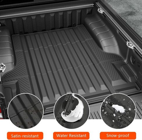 powoq 5FT Truck Bed Mat Floor Mat Compatible with 2022-2024 Nissan Frontier Crew Cab Bed Liner Replacement for 2022-2024 Nissan Frontier Accessories in Saudi Arabia