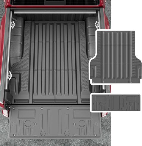powoq 5FT Truck Bed Mat Floor Mat Compatible with 2022-2024 Nissan Frontier Crew Cab Bed Liner Replacement for 2022-2024 Nissan Frontier Accessories in Saudi Arabia