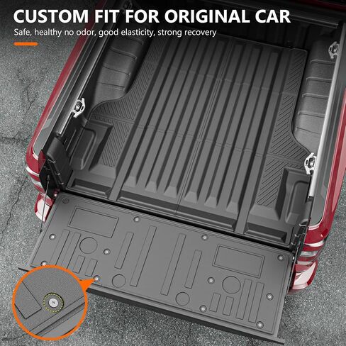 powoq 5FT Truck Bed Mat Floor Mat Compatible with 2022-2024 Nissan Frontier Crew Cab Bed Liner Replacement for 2022-2024 Nissan Frontier Accessories in Saudi Arabia
