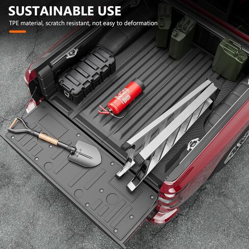 powoq 5FT Truck Bed Mat Floor Mat Compatible with 2022-2024 Nissan Frontier Crew Cab Bed Liner Replacement for 2022-2024 Nissan Frontier Accessories in Saudi Arabia