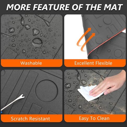 powoq 5FT Truck Bed Mat Floor Mat Compatible with 2022-2024 Nissan Frontier Crew Cab Bed Liner Replacement for 2022-2024 Nissan Frontier Accessories in Saudi Arabia