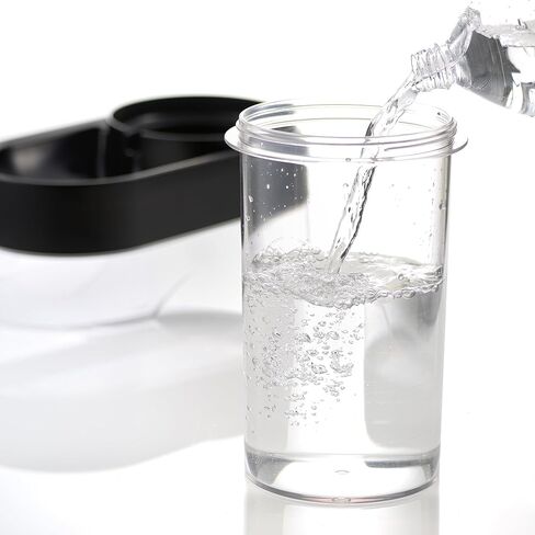 Richell: Elevated Gravity Water Dispenser - White - Pet, Dogs & Cats, 1 Gallon Capacity Clear Tank, BPA-Free Plastic, Optional Height Stand in Saudi Arabia