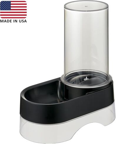 Richell: Elevated Gravity Water Dispenser - White - Pet, Dogs & Cats, 1 Gallon Capacity Clear Tank, BPA-Free Plastic, Optional Height Stand in Saudi Arabia
