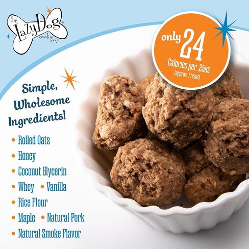The Lazy Dog Cookie Co. ساندويتش الديك الرومي المتبقي، الديك الرومي والبطاطا الحلوة المخبوزة بشكل طري، علاجات طبيعية للكلاب لفصلي الخريف وعيد الشكر، مكونات خالية من القمح ومحدودة، مصنوعة في الولايات المتحدة الأمريكية، 5 أونصة. (عبوة من 1) in Saudi Arabia