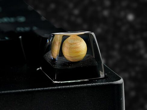 DATKEY Yellow Axolotl with Blue-Purple Background Artisan Keycap Ocean Keycaps Keyboard Keycaps Cute Keycaps Artisan Keycap Aesthetic Keycaps Custom Keycaps Ocean Gifts for Gaming Lover in Saudi Arabia