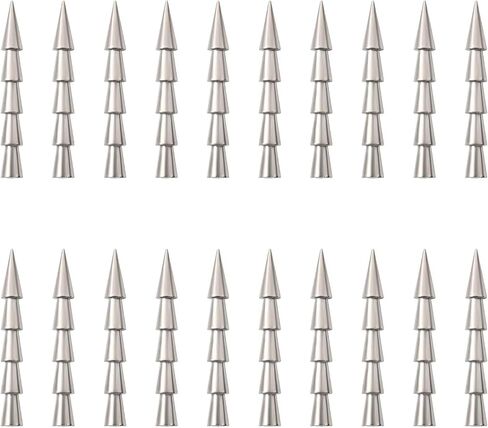 12/20pcs Tungsten Nail Weights for Neko Wacky Rig Fishing, Insert Pencil Worm Sinkers for Bass Fishing in Saudi Arabia
