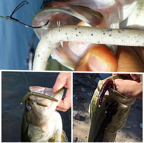 12/20pcs Tungsten Nail Weights for Neko Wacky Rig Fishing, Insert Pencil Worm Sinkers for Bass Fishing in Saudi Arabia