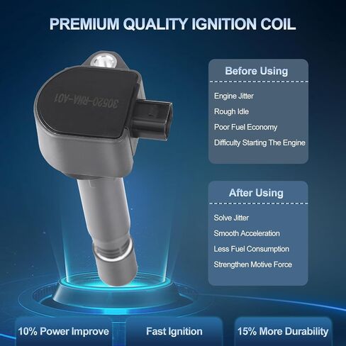 Ignition Coil Pack UF617 Replacement for Nissan 370Z Infiniti EX37 FX37 G37 M37 Q50 Q60 Q70 QX50 QX70 V6 3.7L 5.0L 5.6L Set of 6 in Saudi Arabia