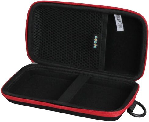 Adada Hard Travel Case for Anker Power Bank, 20,000mAh Travel Essential Portable Charger,3-Port 87W Max Fast Charging Battery Pack (Black + Red Zipper) in Saudi Arabia