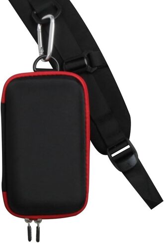 Adada Hard Travel Case for Anker Power Bank, 20,000mAh Travel Essential Portable Charger,3-Port 87W Max Fast Charging Battery Pack (Black + Red Zipper) in Saudi Arabia