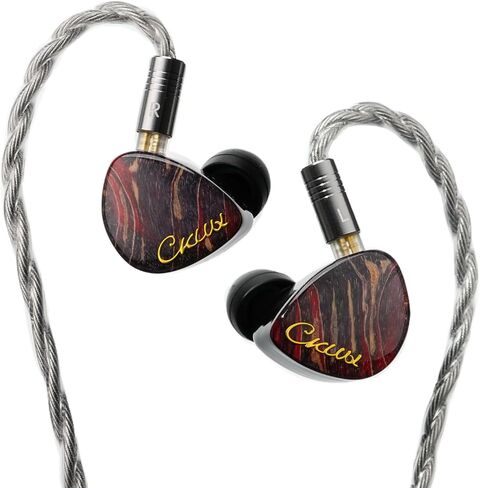 HiFiGo Myer-Audio CKLVX D62 Hybrid Drivers in-Ear Monitors, 2DD+6BA IEMs Earphones Designed for Hi-Fi Enthusiasts with Pure, Warm, and Detailed Sound (D62) in Saudi Arabia