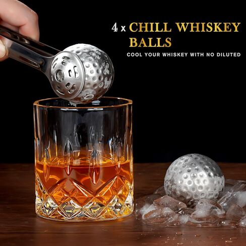 Gifts for Men Him Dad Christmas, Whiskey Stone Gifts for Husband Anniversary, Unique Birthday Gift Ideas for Dad from Daughter Son Wife, Cool Stuff, Bourbon Gadgets for Grandpa Uncle Father in Saudi Arabia