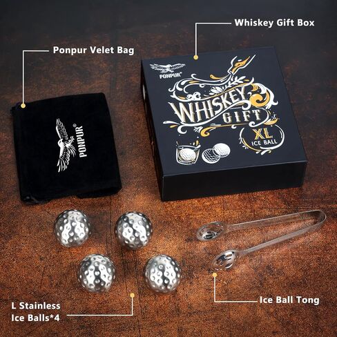 Gifts for Men Him Dad Christmas, Whiskey Stone Gifts for Husband Anniversary, Unique Birthday Gift Ideas for Dad from Daughter Son Wife, Cool Stuff, Bourbon Gadgets for Grandpa Uncle Father in Saudi Arabia