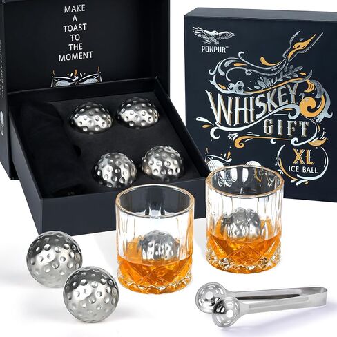 Gifts for Men Him Dad Christmas, Whiskey Stone Gifts for Husband Anniversary, Unique Birthday Gift Ideas for Dad from Daughter Son Wife, Cool Stuff, Bourbon Gadgets for Grandpa Uncle Father in Saudi Arabia