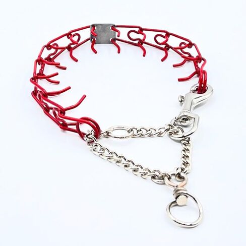 Clasp 2.25mm Stainless Dog Training Collar for Large Breeds | 16" Prong Collar for Dogs 26lbs & Up | No-Pull Collar | Dog/Puppy Training & Behavior Aid in Saudi Arabia