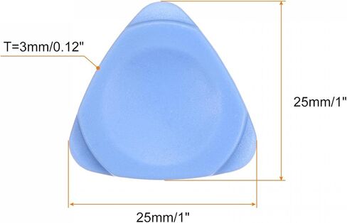 MECCANIXITY Phone Pry Opening Tools Plastic 10pcs Light Blue 1.7mm Thick for Mobile Phone PC Tablet Laptop LCD Screen Repair, Guitar Picks in Saudi Arabia