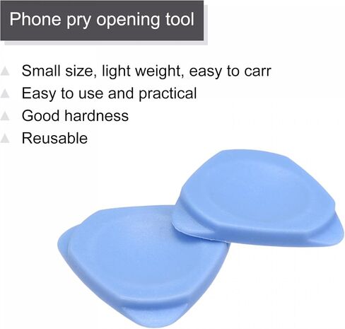 MECCANIXITY Phone Pry Opening Tools Plastic 10pcs Light Blue 1.7mm Thick for Mobile Phone PC Tablet Laptop LCD Screen Repair, Guitar Picks in Saudi Arabia