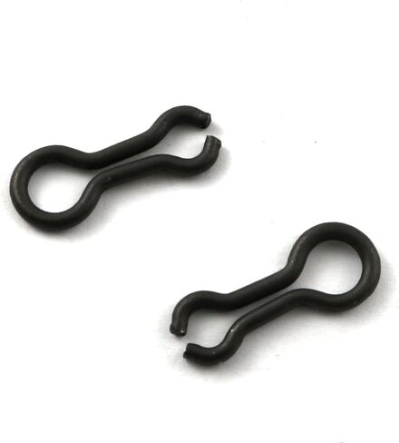 100pcs Fishing Sinker Eyes Eyelets Stainless Steel 2x24mm Black Fishing Supplies Lead Weights Moldling in Kuwait