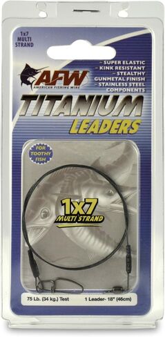 AFW Titanium Surfstrand، قادة الصيد العارية 1x7 in Saudi Arabia