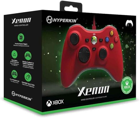 وحدة التحكم السلكية Hyperkin Xenon (أسود) لأجهزة Xbox Series X|S/Xbox One/Windows 10|11 in Kuwait