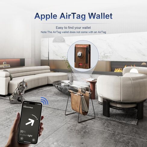 Magsafe Wallet with Pop-up Card Holder for Mens, Slim & Minimalist Airtag Wallet with RFID Blocking Card Holder, Men Wallet with Air Tag Holder, Money in Front Pocket, Carteras Para Hombres in Saudi Arabia