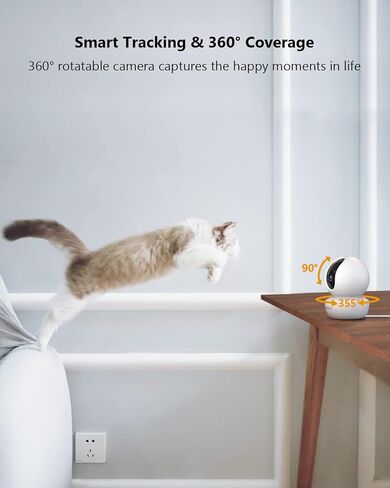 Imou Security Camera Indoor Camera Pan/Tilt Wireless Home Camera, Plug-in WiFi Camera Baby Monitor with Night Vision, 2-Way Audio, Human & Sound Detection, Motion Tracking(2.4G ONLY) in Saudi Arabia